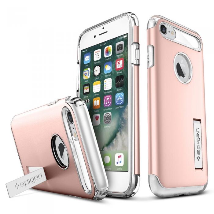 UTGATT5 - SPIGEN Slim Armor Skal till Apple iPhone 8/7 - Rose Gold