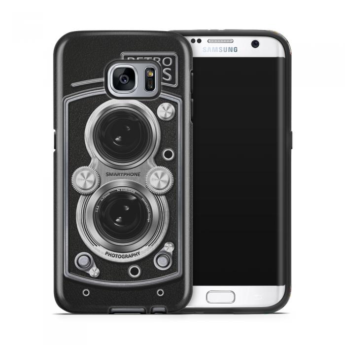 UTGATT5 - Tough mobilskal till Samsung Galaxy S7 Edge - Vintage Camera B