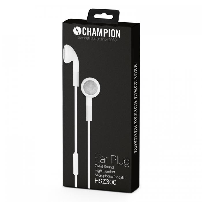UTGATT4 - Champion Headset Ear Plugs - Vit