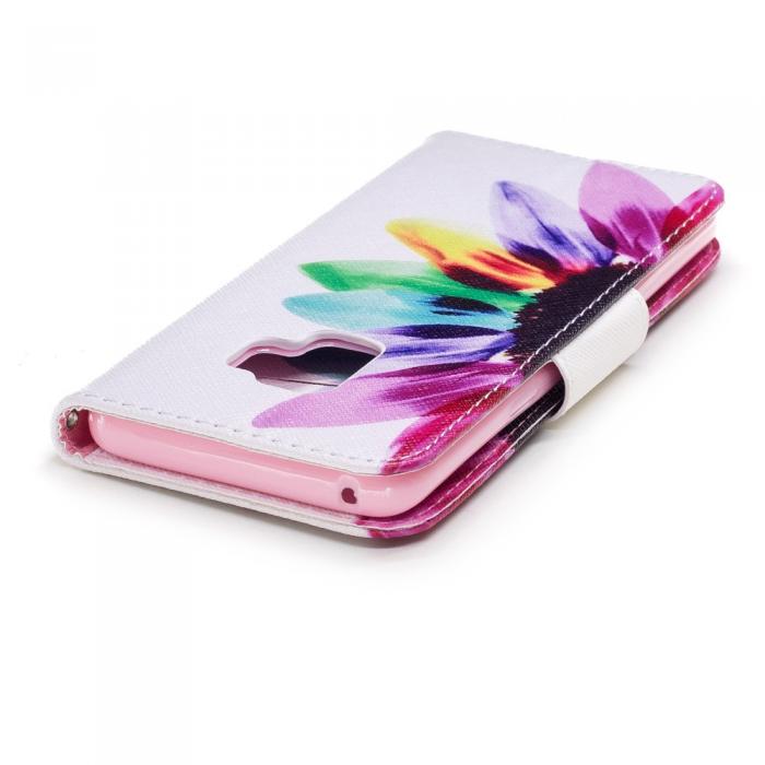 UTGATT4 - Plnboksfodral till Samsung Galaxy S9 - Colorful Petals
