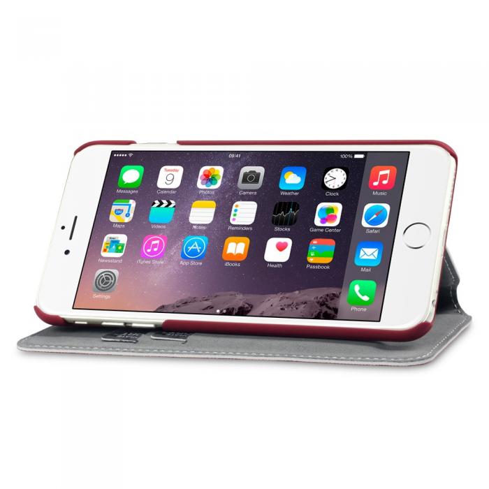 UTGATT5 - Terrapin Slim Plnboksfodral till Apple iPhone 6(S) Plus - Rd