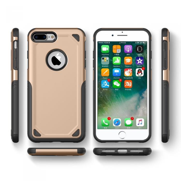 A-One Brand - Rugged Armor Skal till iPhone 8 Plus / 7 Plus - Gold