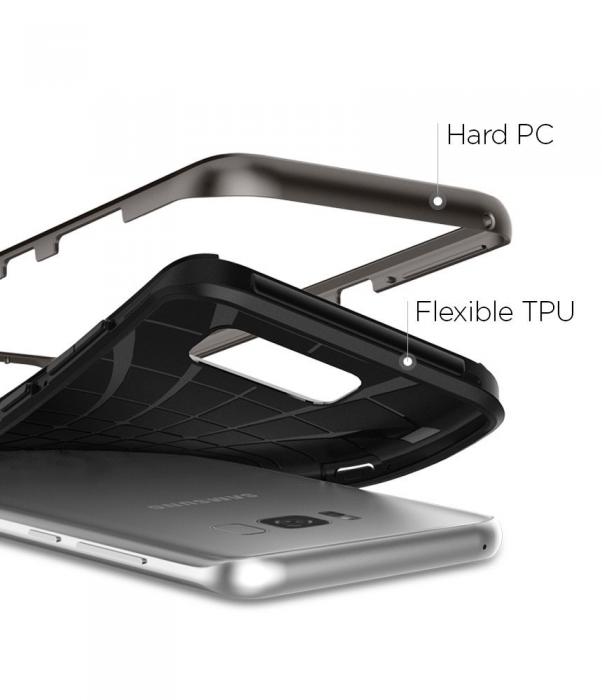UTGATT5 - Spigen Neo Hybrid Skal till Samsung Galaxy S8 - Gunmetal