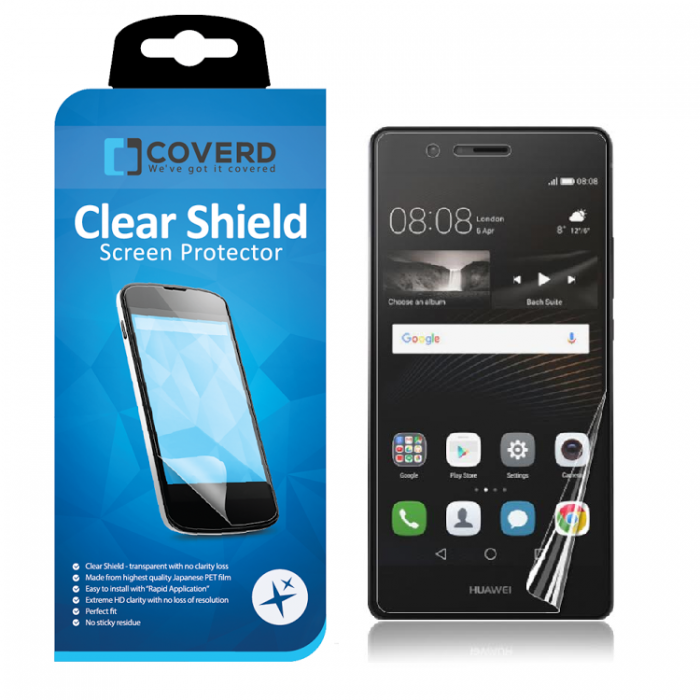 UTGATT5 - CoveredGear Clear Shield skrmskydd till Huawei P9