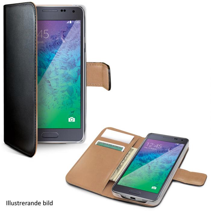 UTGATT5 - Celly Wallet Case till Samsung Galaxy J5 - Svart/Beige