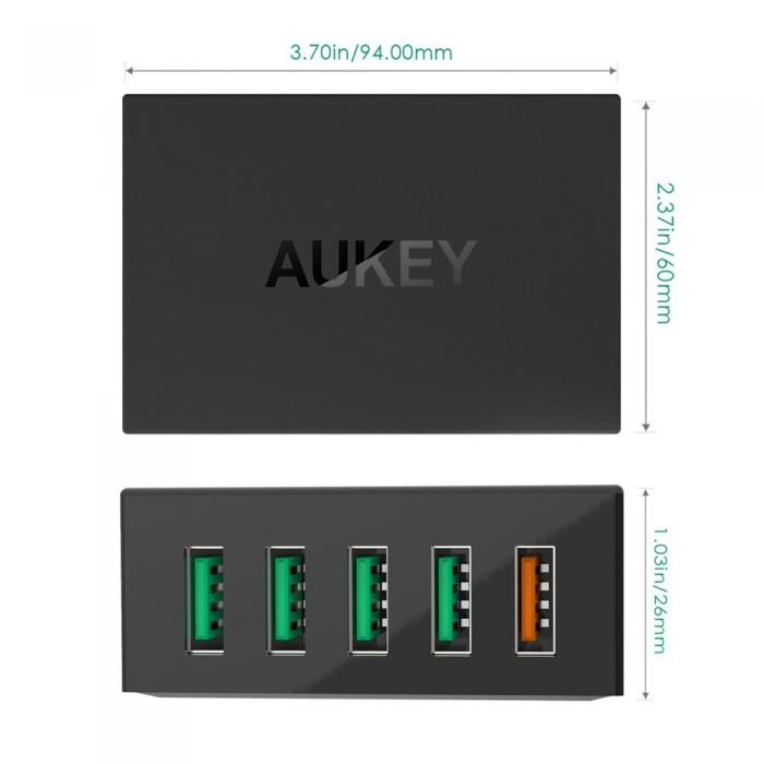UTGATT5 - Aukey Qualcomm Certified 5 Ports Quick Charging Station 2.0
