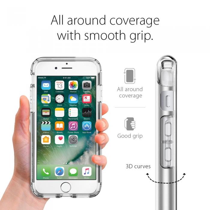 UTGATT5 - Spigen Hybrid Armor Skal till Apple iPhone 7/8/SE 2020 - Rose Gold