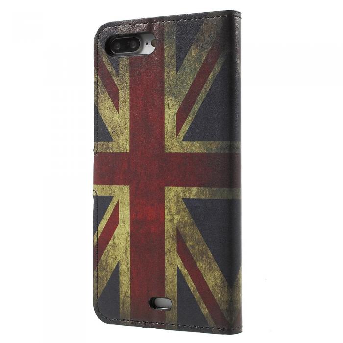 UTGATT5 - Plnboksfodral iPhone 7/8 Plus - Retro UK Flag
