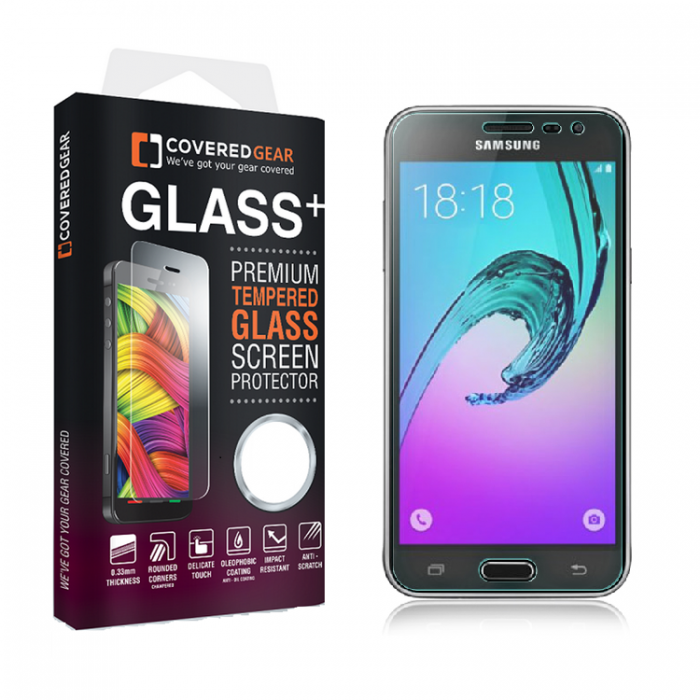 UTGATT5 - CoveredGear hrdat glas skrmskydd till Samsung Galaxy J3 (2016)