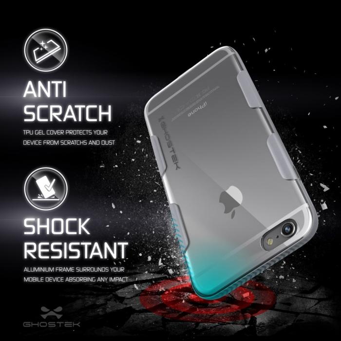 UTGATT5 - Ghostek Cloak Skal till iPhone 6(S) Plus - Silver