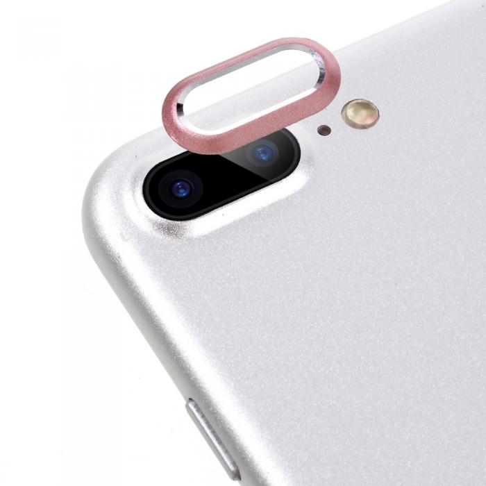 A-One Brand - Kameralinsskydd i Hrdat Glas till iPhone 7 Plus - Rosguld