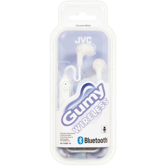 JVC - JVC Hrlur FX9BT Gumy In-Ear Trdls Mic - Vit
