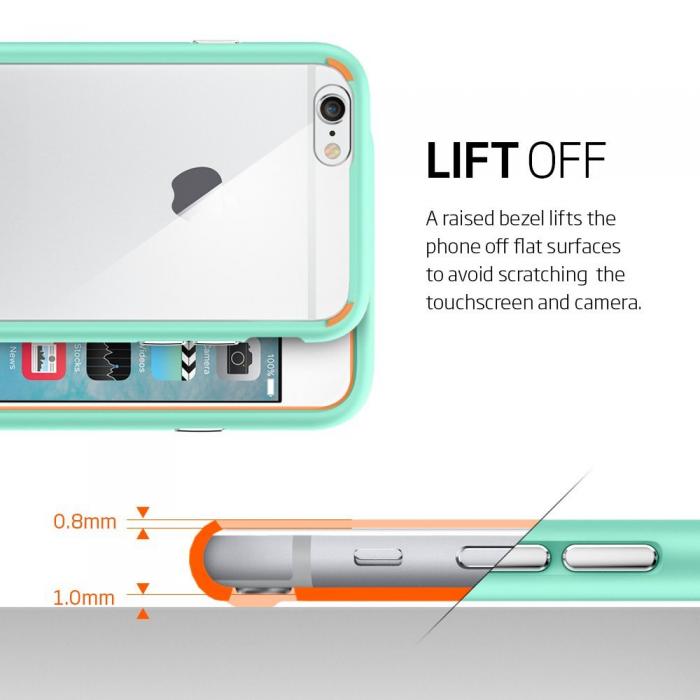 UTGATT5 - Spigen Ultra Hybrid Skal till Apple iPhone 6/6S - Mint