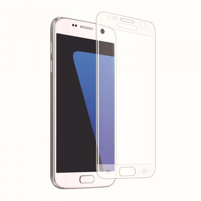 UTGATT5 - Muvit Displayskydd Hrdat glas Curved till Samsung Galaxy S7 Vit