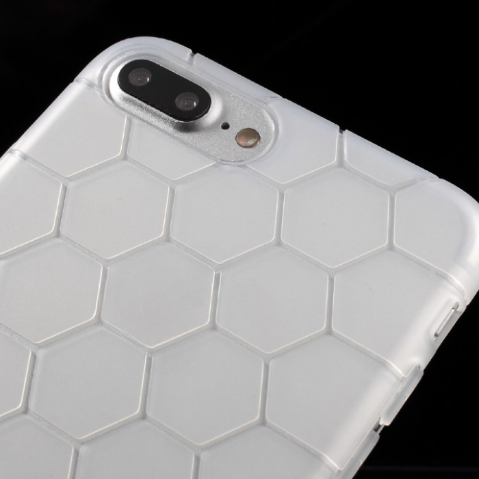 A-One Brand - I-Smile Honeycomb Mobilskal till iPhone 7 Plus - Transparent