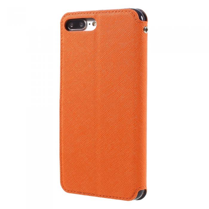 UTGATT5 - Roar Korea plnboksfodral till iPhone 7/8 Plus - Orange