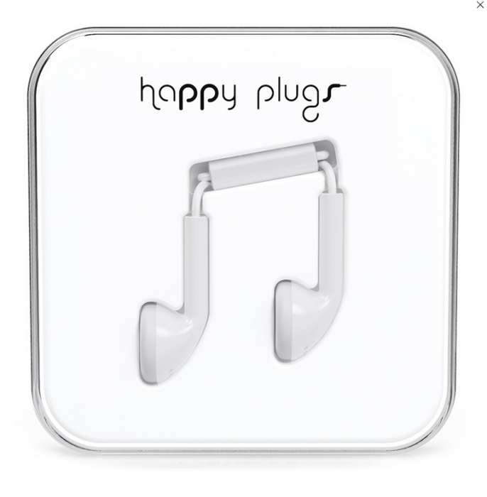 UTGATT5 - Happy Plugs Earbud (Vit)