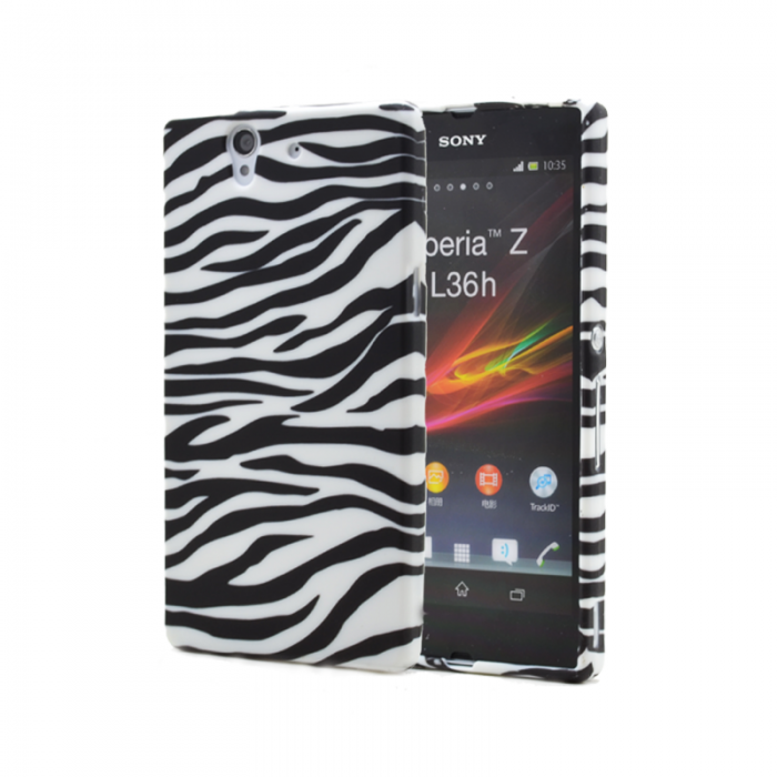 UTGATT4 - FlexiCase Skal till Sony Xperia Z (Zebra)