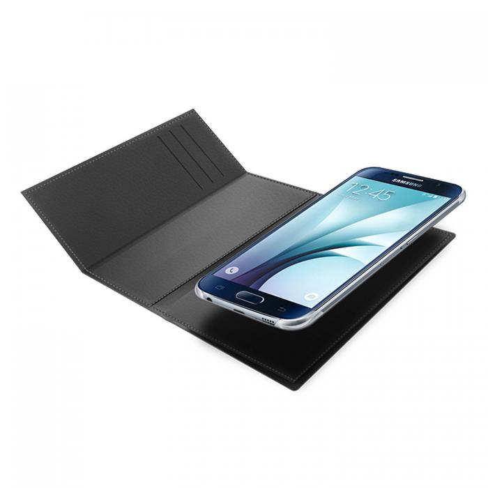 UTGATT5 - Muvit Magnet Plnboksfodral till Samsung Galaxy S7 - Svart