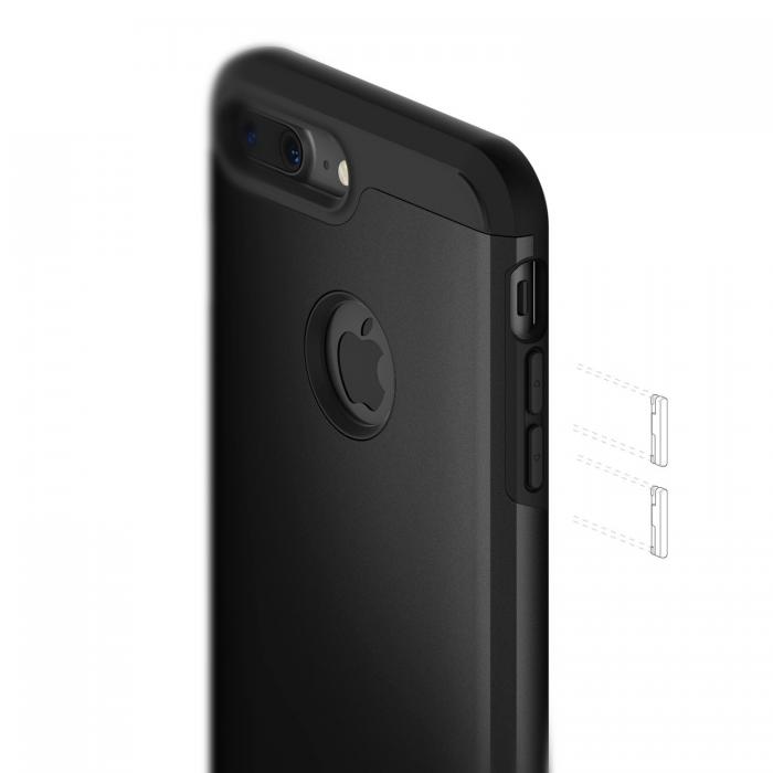 UTGATT5 - Caseology Titan Skal till iPhone 7 Plus - Svart