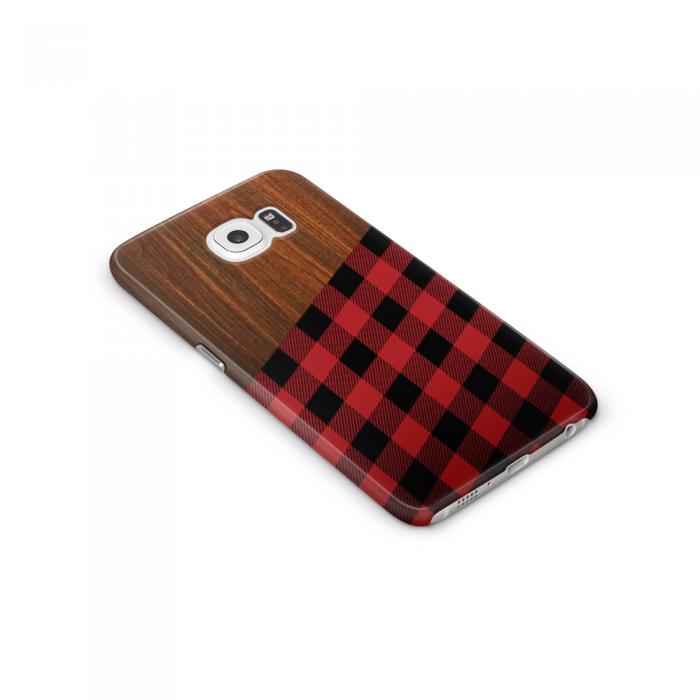 UTGATT5 - Skal till Samsung Galaxy S6 - Wooden Lumberjack B