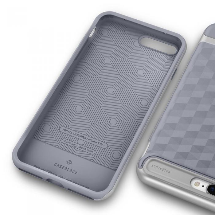 UTGATT4 - Caseology Parallax Skal till iPhone 8 Plus / 7 Plus - Ocean Grey