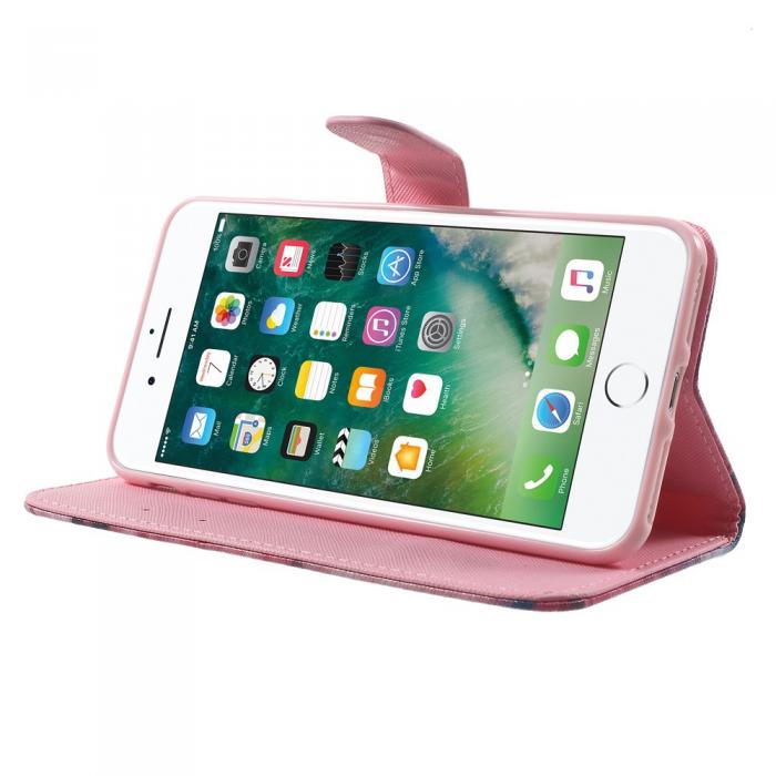 UTGATT5 - Plnboksfodral till iPhone 7 Plus - Colorful