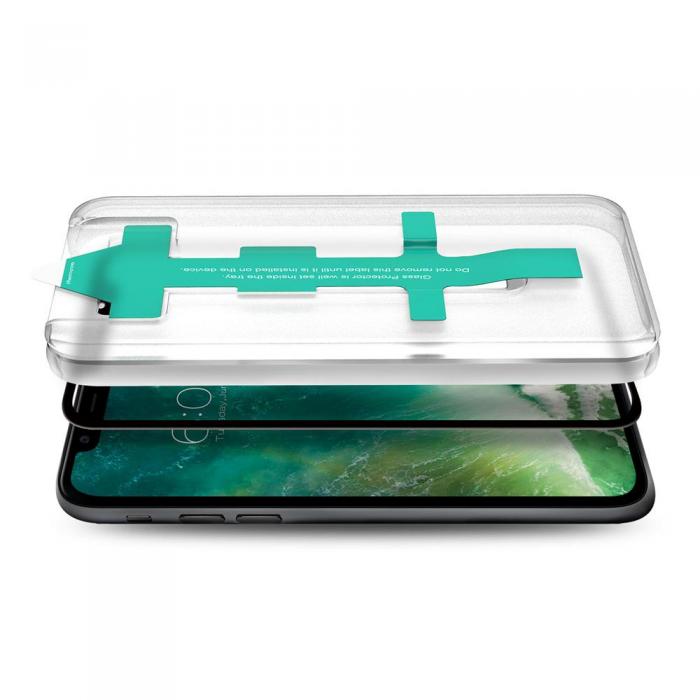 UTGATT4 - CoveredGear hrdat glas till iPhone 11/XR transparent med monteringsram