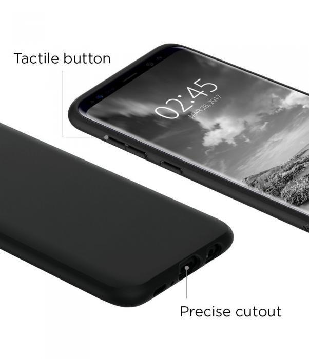 UTGATT5 - SPIGEN Liquid Crystal Skal till Samsung Galaxy S8 Plus - Svart