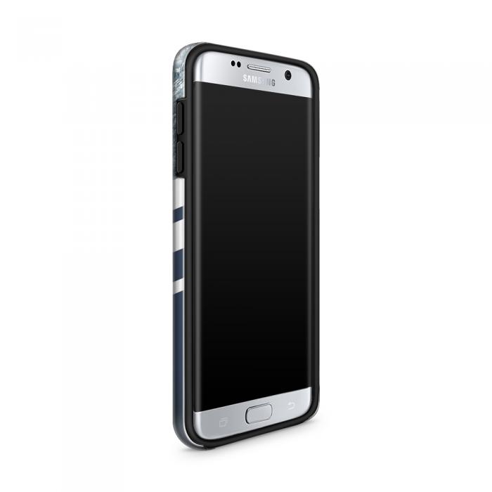 UTGATT5 - Tough mobilskal till Samsung Galaxy S7 Edge - Marble Navy