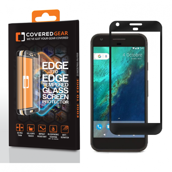 UTGATT5 - CoveredGear Edge to Edge hrdat glas till Google Pixel XL - Svart