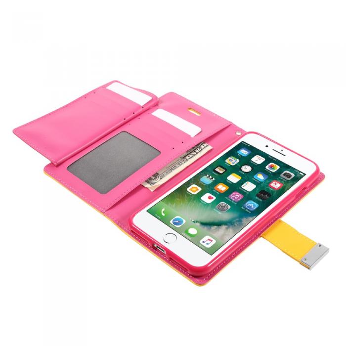 UTGATT5 - Mercury Rich Diary Plnboksfodral till Apple iPhone 7 Plus - Gul