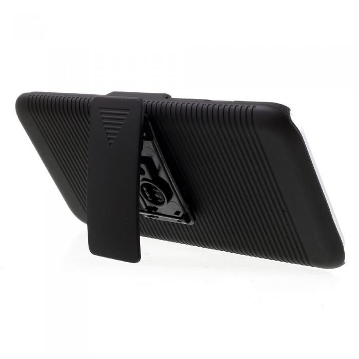 UTGATT5 - Belt Clip Kickstand Stand Skal till Apple iPhone 7 Plus - Svart