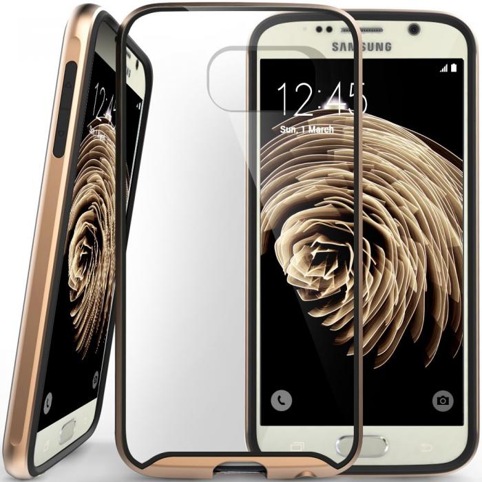 UTGATT5 - Caseology Waterfall Series BaksideSkal till Samsung Galaxy S6 - Guld