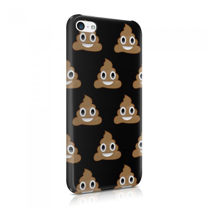 UTGATT5 - Skal till Apple iPhone 5C - Poop Emoji
