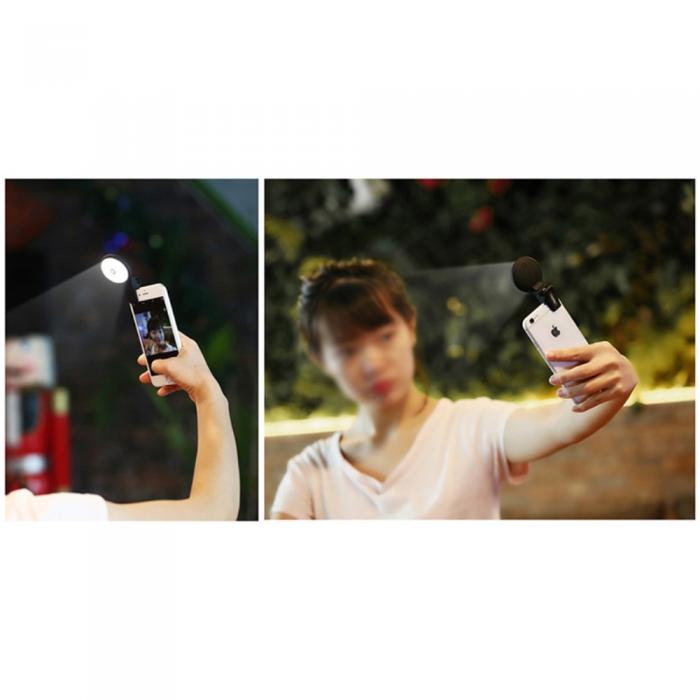 UTGATT5 - REMAX Universal Selfie LED-lampa - Rose Gold