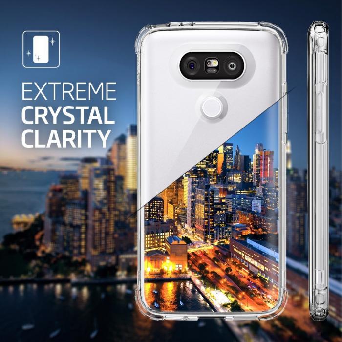 UTGATT5 - SPIGEN Crystal Shell Skal till LG G5 - Clear