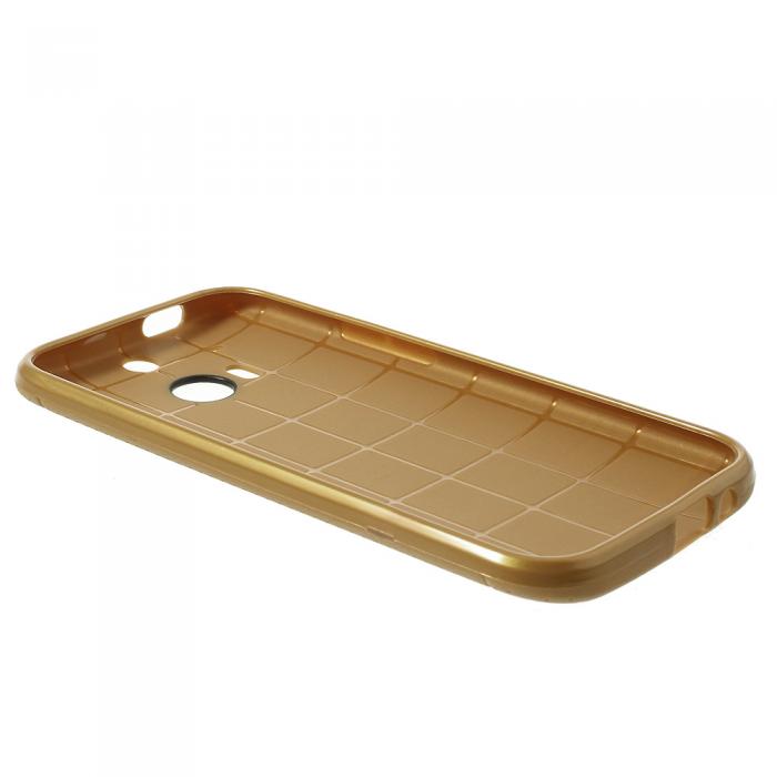 UTGATT5 - Dot Case FlexiSkal till HTC One (M8) - Gold