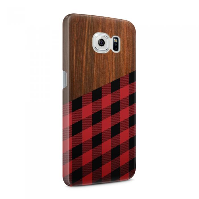 UTGATT5 - Skal till Samsung Galaxy S6 - Wooden Lumberjack B