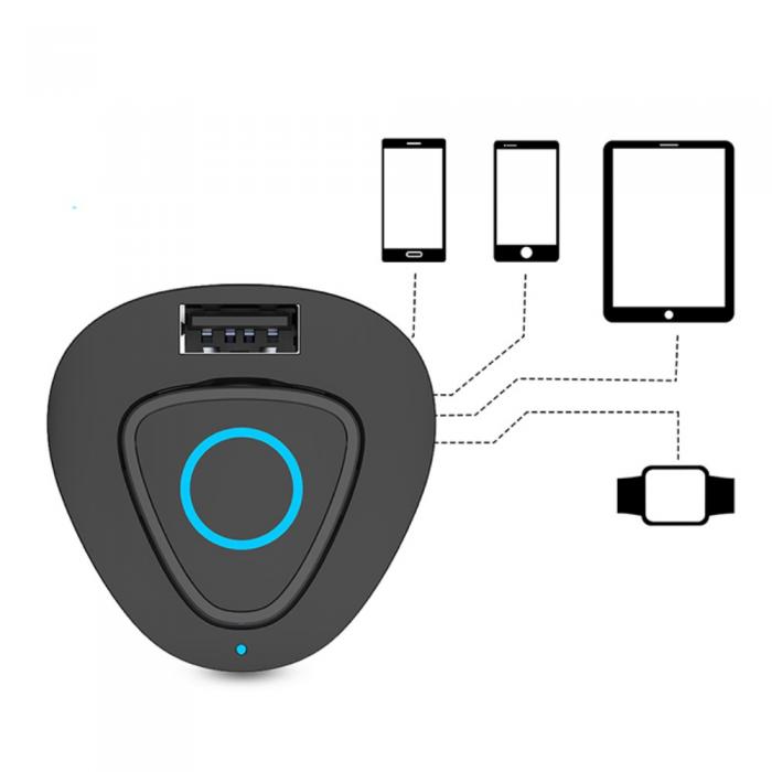 UTGATT5 - Rock billaddare med bluetooth headset - Svart