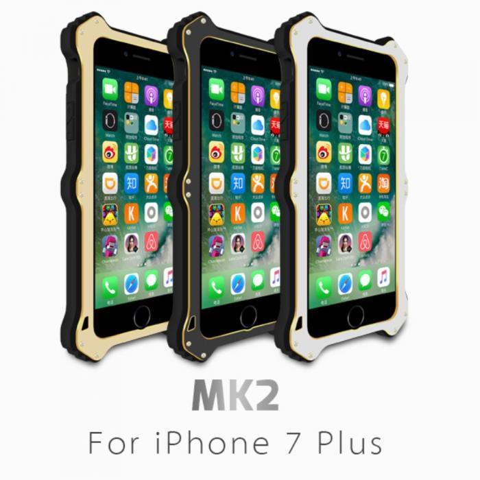 UTGATT5 - LOVE MEI MK2 Rugged Skal iPhone 7 Plus/8 Plus - Silver
