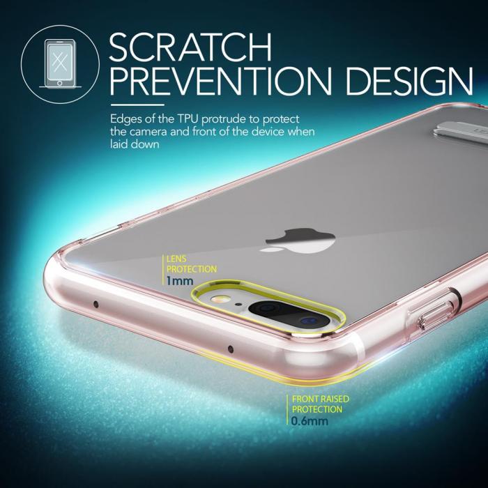 UTGATT5 - Verus Crystal Mixx Skal till Apple iPhone 7 Plus - Rose Gold