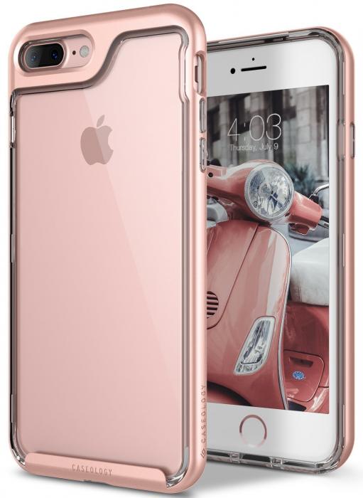 UTGATT5 - Caseology Skyfall Skal till Apple iPhone 7 Plus - Rose Gold