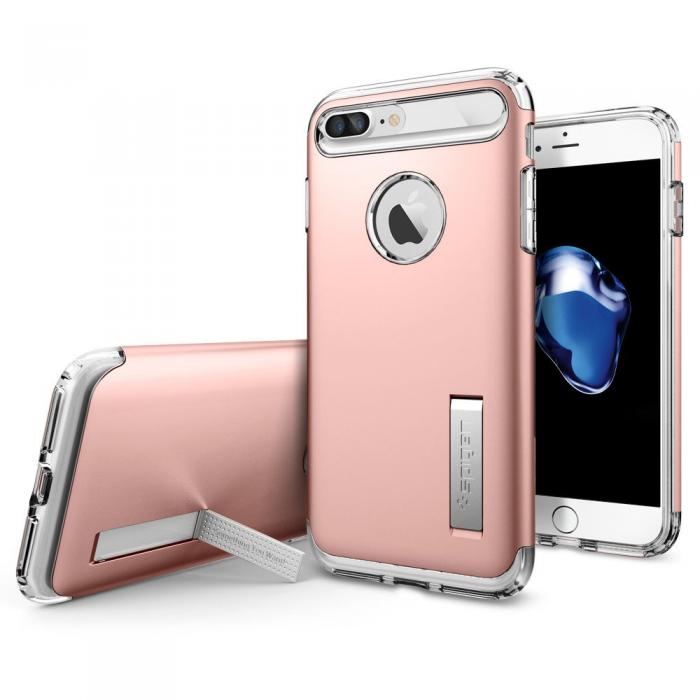 UTGATT5 - SPIGEN Slim Armor Skal till Apple iPhone 7 Plus - Rose Gold
