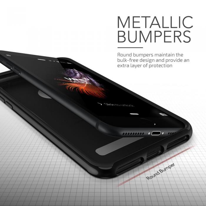 UTGATT5 - Verus High Pro Shield Skal till Apple iPhone 7 Plus - Gagatsvart