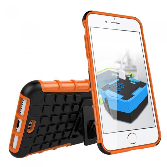 UTGATT5 - Rugged Armour Mobilskal till iPhone 7 Plus - Orange