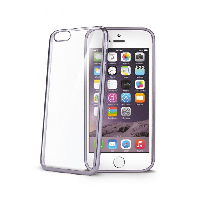 UTGATT5 - Celly Laser Cover till iPhone 6 / 6S - Silver