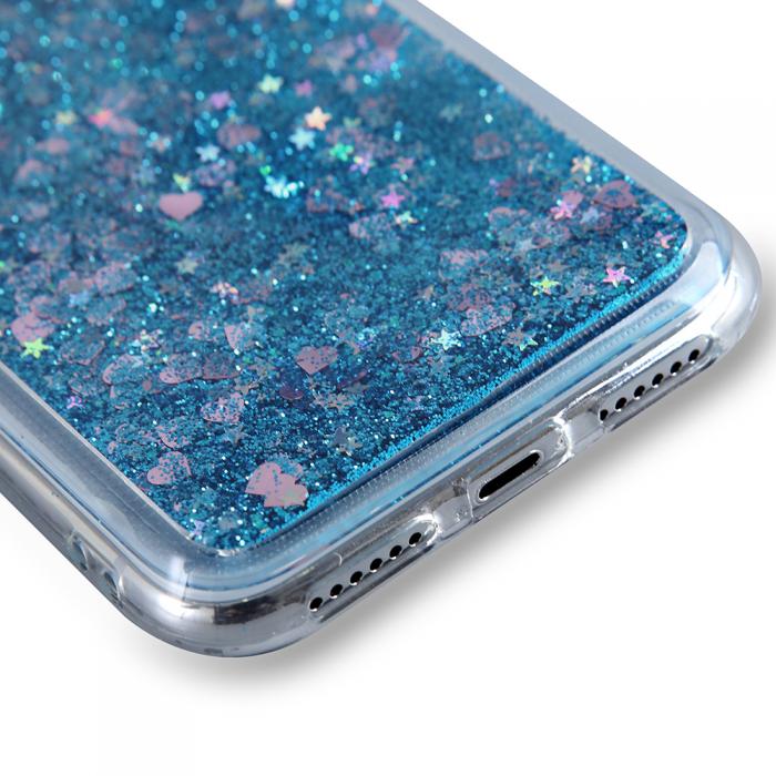 UTGATT4 - Glitter Skal till iPhone XR - Bl