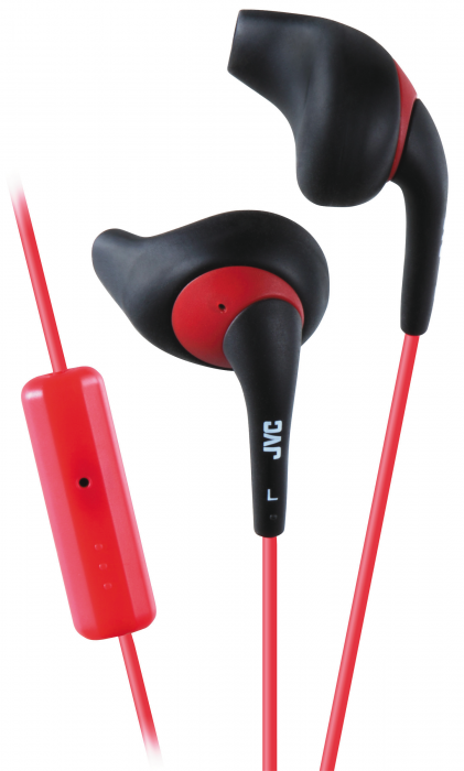 UTGATT5 - JVC HA-ENR15-B-E In-Ear Sport Headset Remote+mic - Svart/Rd