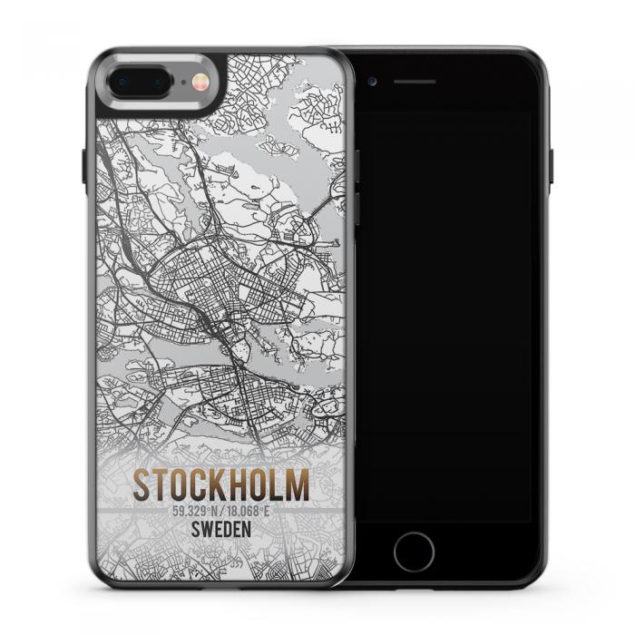 UTGATT5 - Fashion mobilskal till Apple iPhone 7 Plus - Stockholm Karta